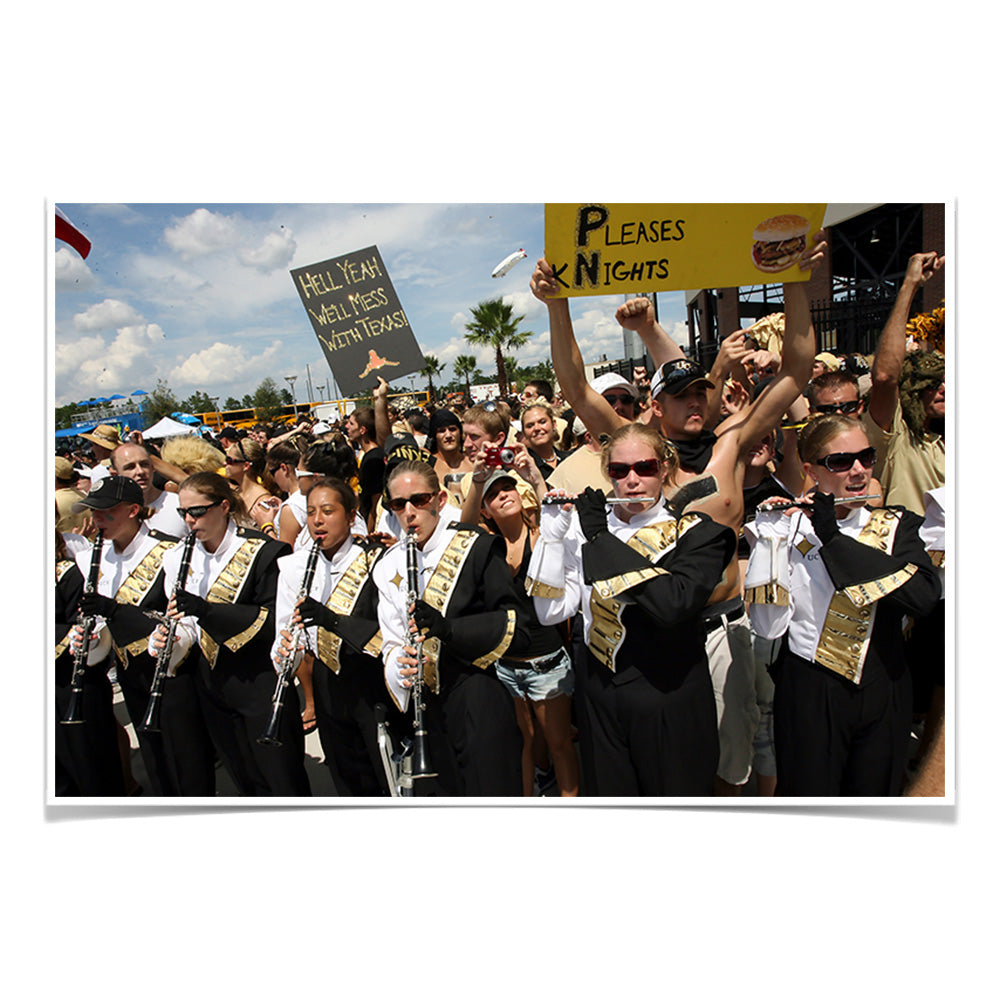 UCF Knights - Game Day Marching Knights - College Wall Art #Canvas