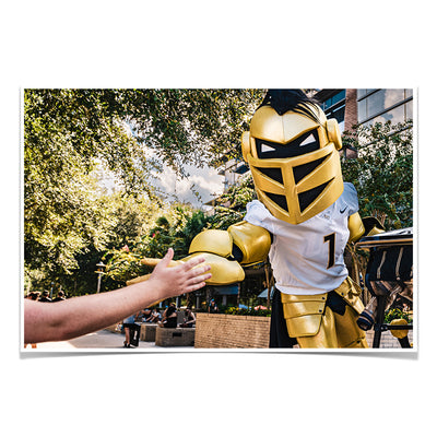 UCF Knights - Knightro Fan - College Wall Art #Poster