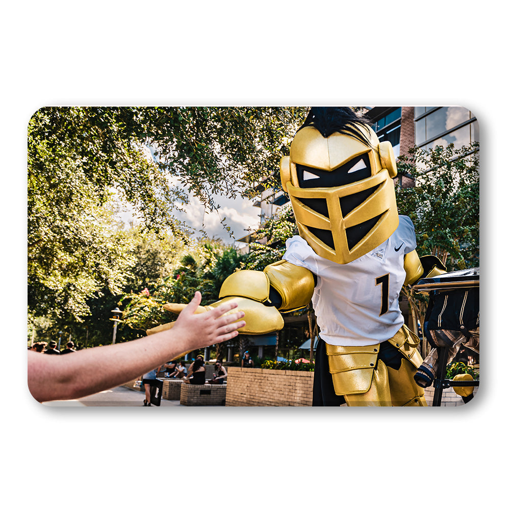 UCF Knights - Knightro Fan - College Wall Art #Canvas