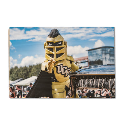 UCF Knights - Knightro - College Wall Art #Wood