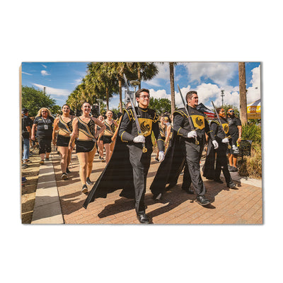 UCF Knights - Knight Walk - College Wall Art #Wood