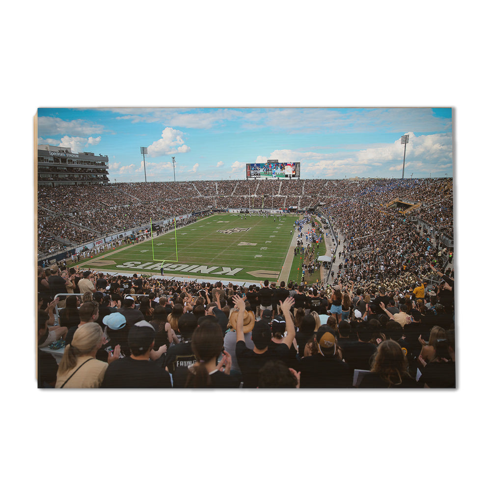 UCF Knights - Black Out - College Wall Art #Canvas