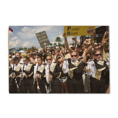 UCF Knights - Game Day Marching Knights - College Wall Art #Wood