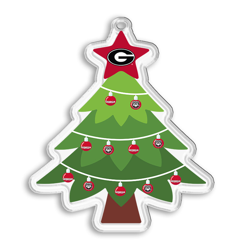 Georgia Bulldogs - Georgia Christmas Tree Ornament