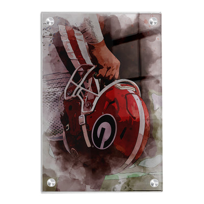 Georgia Bulldogs - Georgia Ready for Battle - College Wall Art #Acrylic