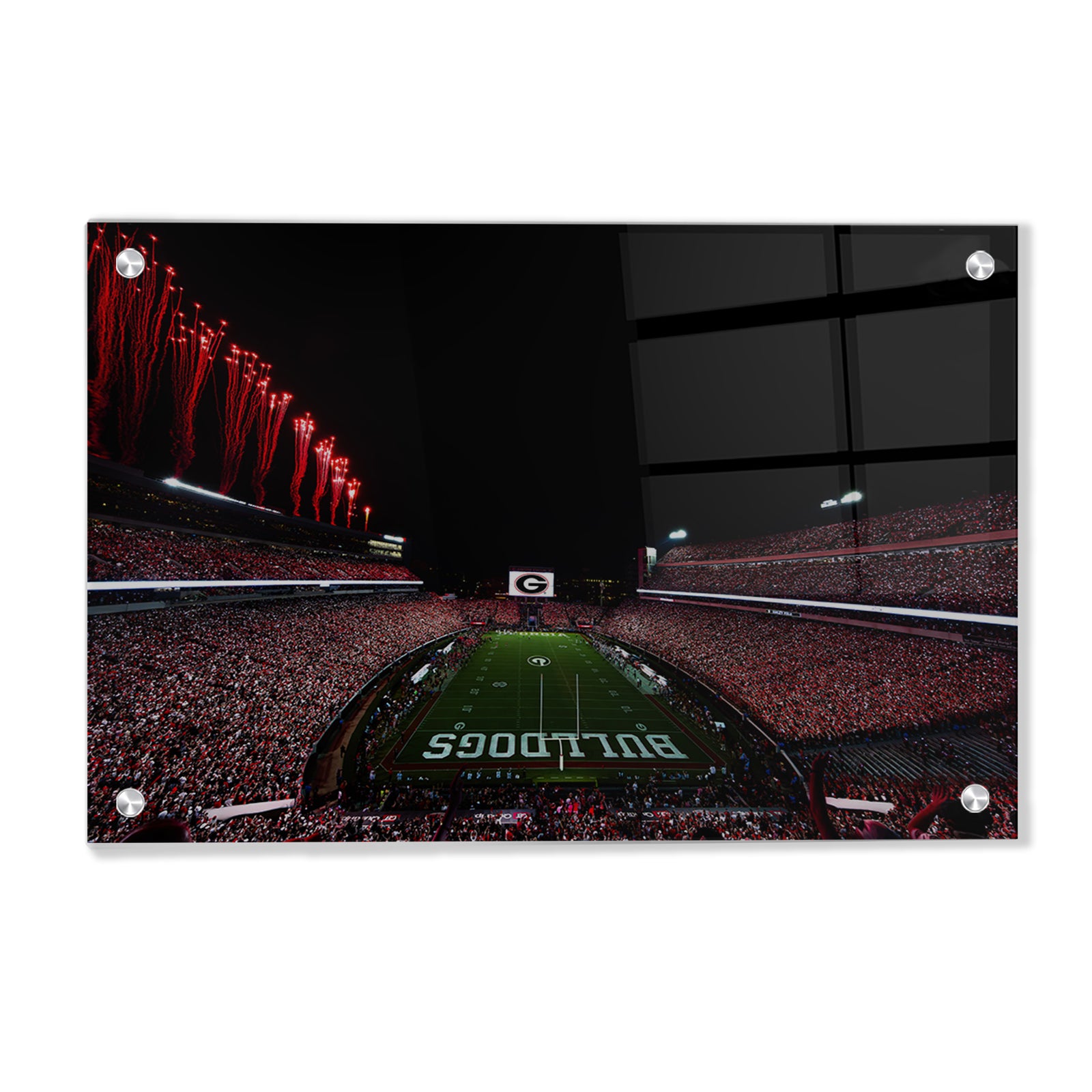 Georgia Bulldogs - Between the Hedges - College Wall Art #Canvas
