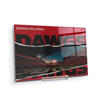 Georgia Bulldogs - Georgia Entering the Field - College Wall Art #Acrylic Mini