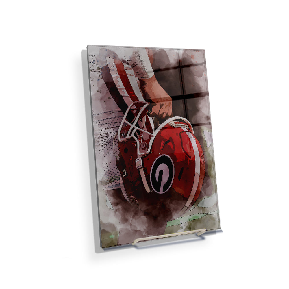 Georgia Bulldogs - Georgia Ready for Battle - College Wall Art #Canvas