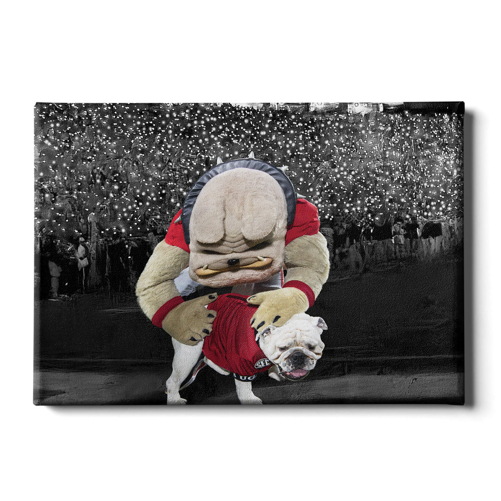 Boom and Hairy under the 4th Quarter Lights - College Wall Art #Canvas