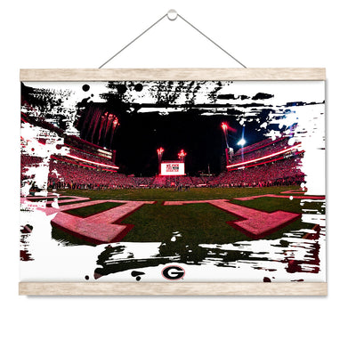 Georgia Bulldogs - We Own the 4th Quarter Paint - College Wall Art #Hanging Canvas