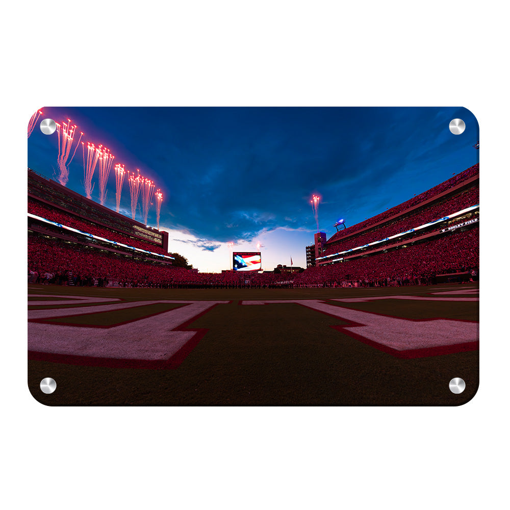 Georgia Bulldogs - Georgia Bombs Bursting in Air - College Wall Art #Canvas