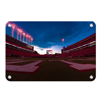 Georgia Bulldogs - Georgia Bombs Bursting in Air - College Wall Art #Metal