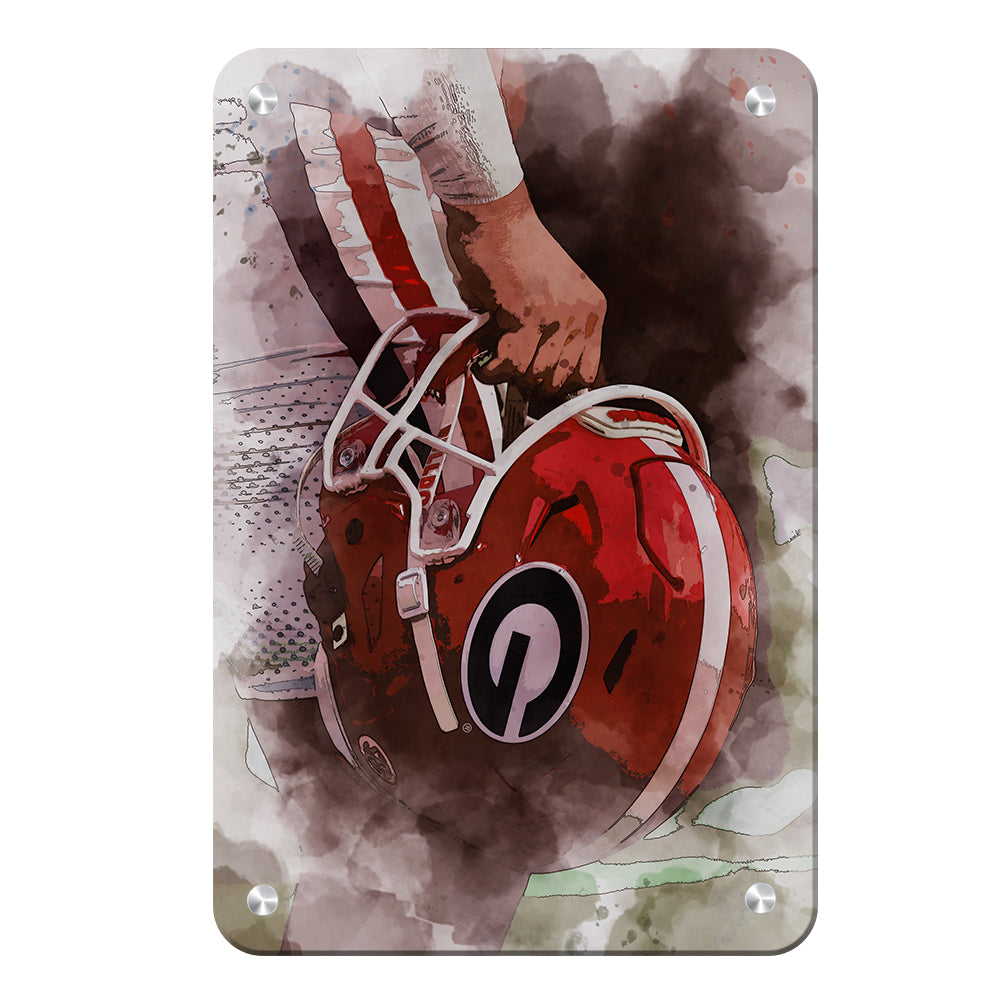 Georgia Bulldogs - Georgia Ready for Battle - College Wall Art #Canvas