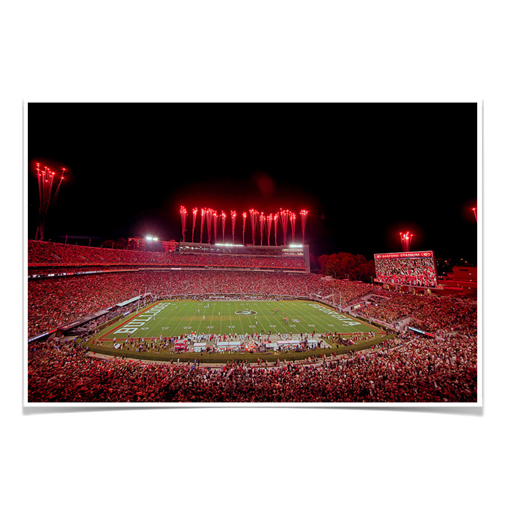 Georgia Bulldogs - 2nd Half - College Wall Art #Canvas