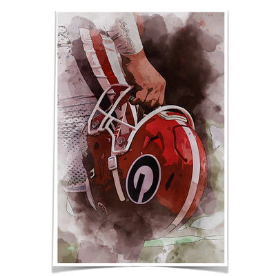 Georgia Bulldogs - Georgia Ready for Battle - College Wall Art #Poster