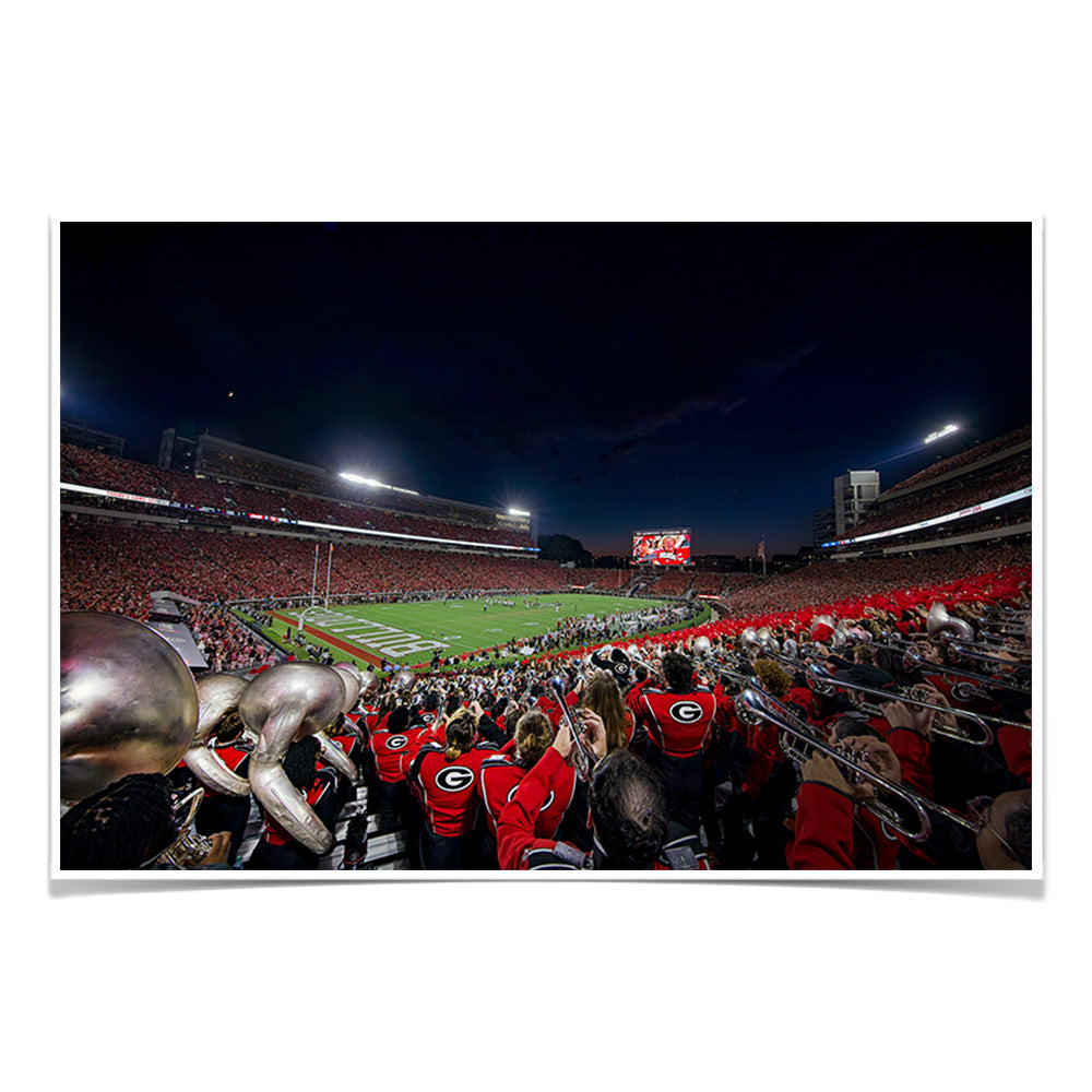 Georgia Bulldogs - Redcoat Third Down - College Wall Art #Canvas