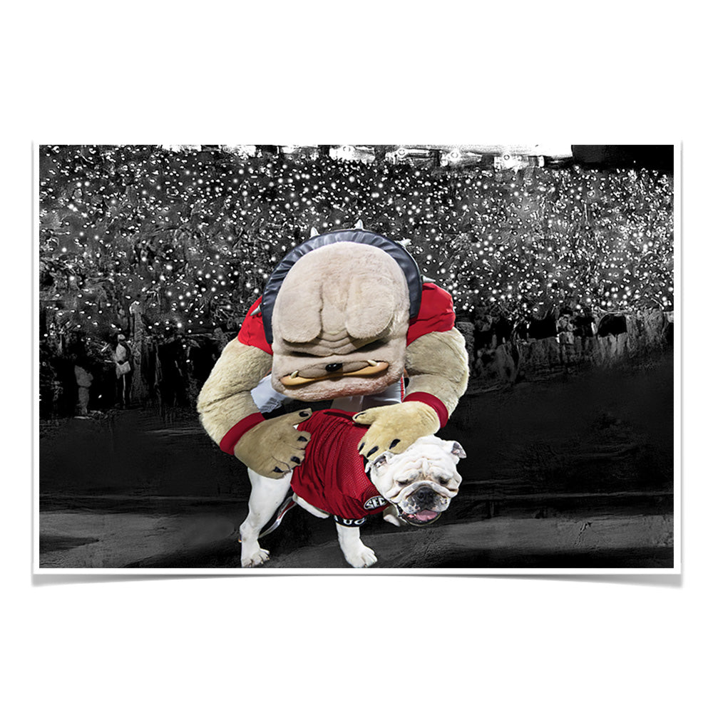 Boom and Hairy under the 4th Quarter Lights - College Wall Art #Canvas