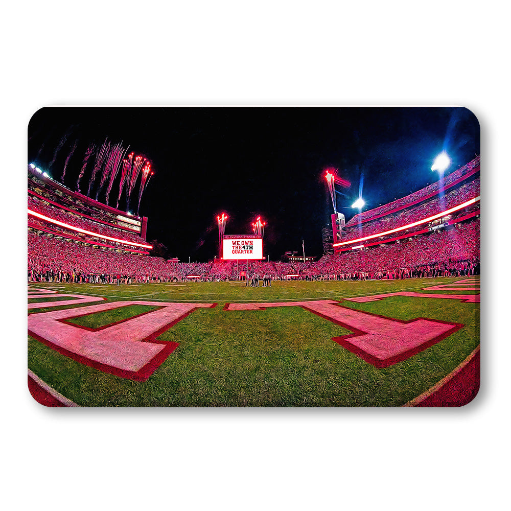 Georgia Bulldogs - We Own the 4th Quarter Oil Painting - College Wall Art #Canvas