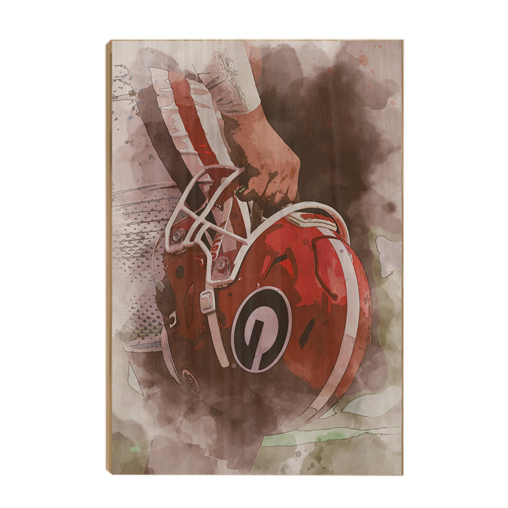 Georgia Bulldogs - Georgia Ready for Battle - College Wall Art #Canvas