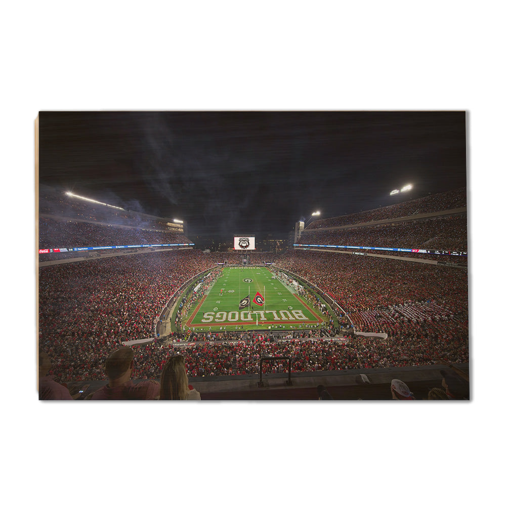 Georgia Bulldogs - Georgia Bulldogs Score - College Wall Art #Canvas