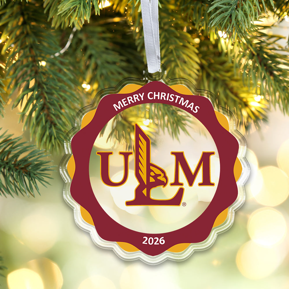 Louisiana Monroe Warhawks - ULM 2026 Christmas Ornament