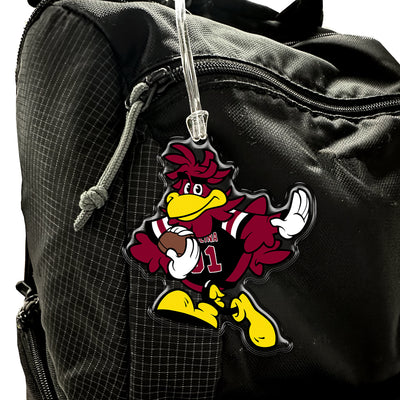 South Carolina Gamecocks - Cocky Mascot Football Ornament & Bag Tag