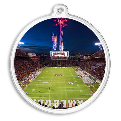 South Carolina Gamecocks - Fireworks Over Williams-Brice Ornament & Bag Tag
