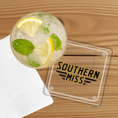 Southern Miss Golden Eagles - Southern Miss Logo Drink Coaster