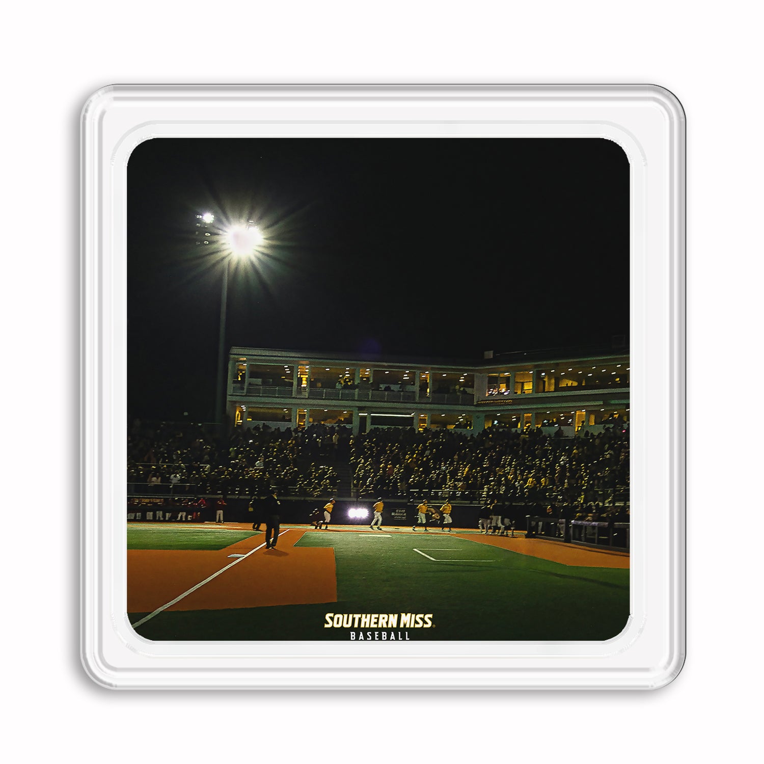 Southern Miss Golden Eagles - Southern Miss Baseball Drink Coaster