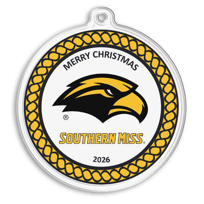 Southern Miss Golden Eagles - Southern Miss Golden Eagles Christmas 2026 Ornament