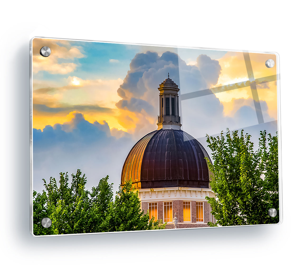 Southern Miss Golden Eagles - Evening Dome - College Wall Art #Canvas