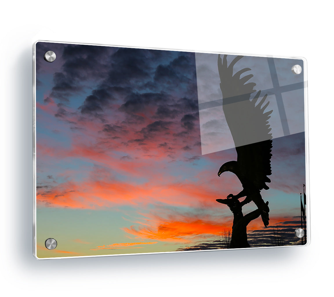 Southern Miss Golden Eagles - Lofty Sunset - College Wall Art #Canvas