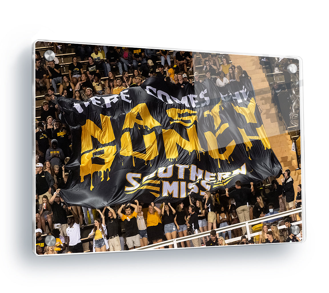 Southern Miss Golden Eagles - Nasty Bunch Southern Miss - College Wall Art  #Canvas