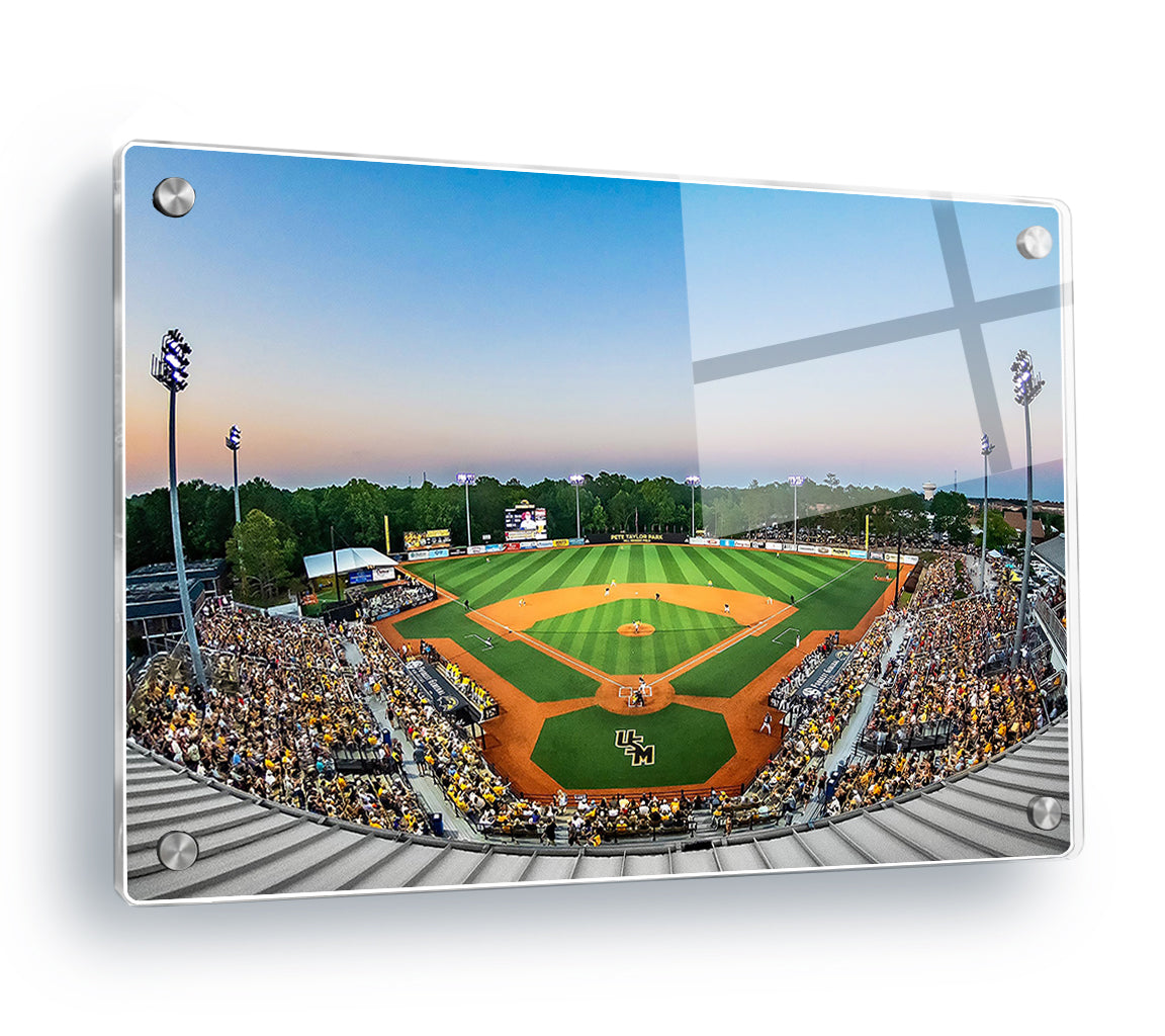 Southern Miss Golden Eagles - Pete Taylor Park - College Wall Art #Canvas