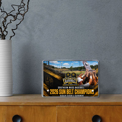 Southern Miss Golden Eagles - Southern Miss Baseball 2026 Sun Belt Champions - College Wall Art #Acrylic Mini