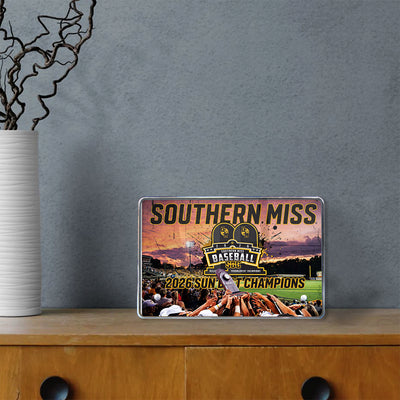 Southern Miss Golden Eagles - Southern Miss Sun Belt Champions - College Wall Art #Acrylic Mini