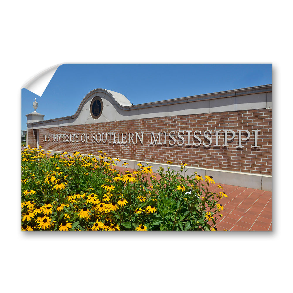 Southern Miss Golden Eagles - The University of Southern Mississippi Centennial Gateway - College Wall Art #Canvas