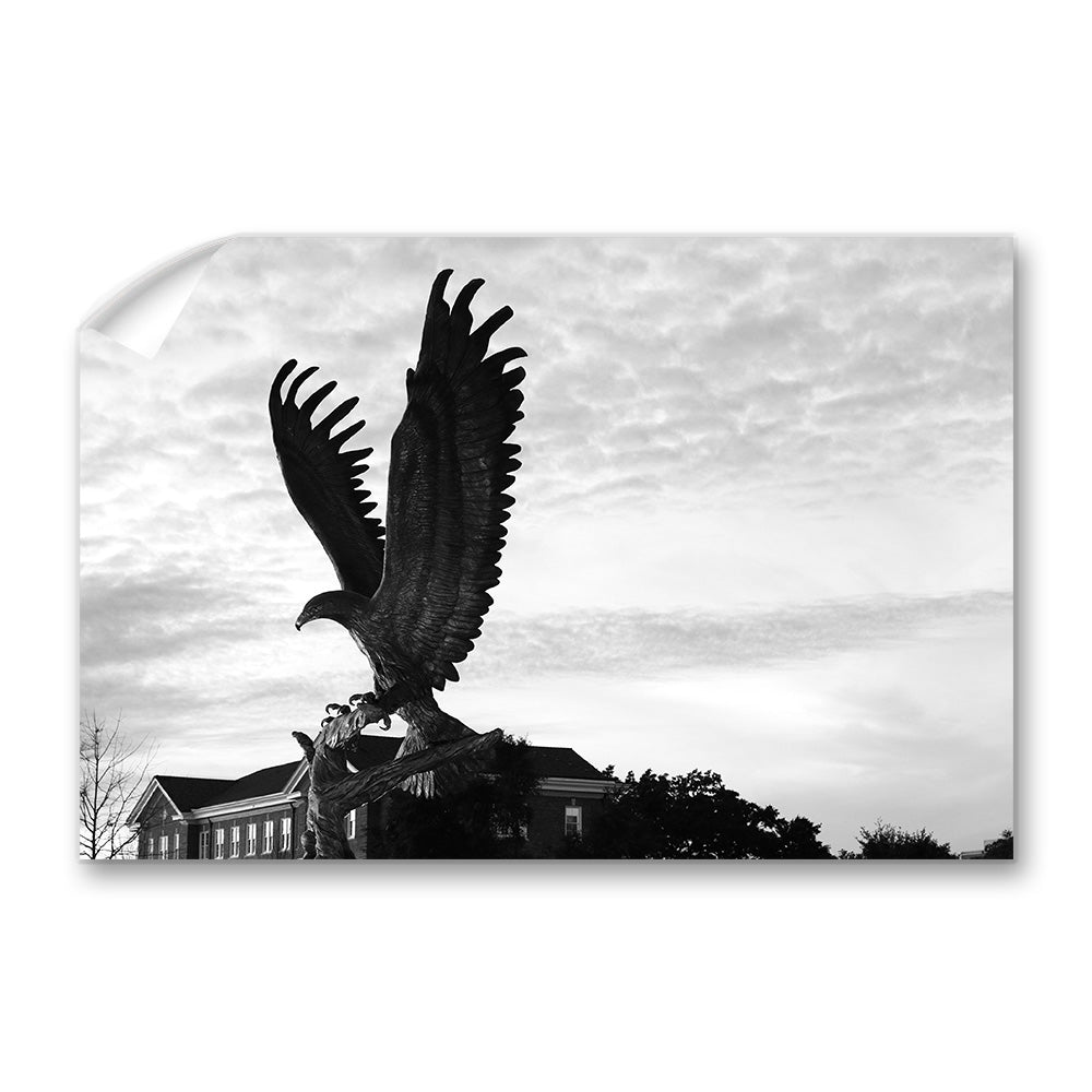 Southern Miss Golden Eagles - Lofty B&W - College Wall Art #Canvas