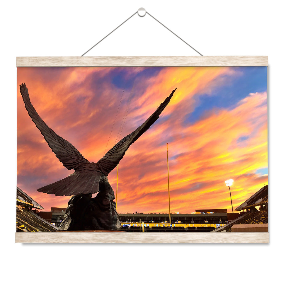 Southern Miss Golden Eagles - The Rock Sunset - College Wall Art #Canvas
