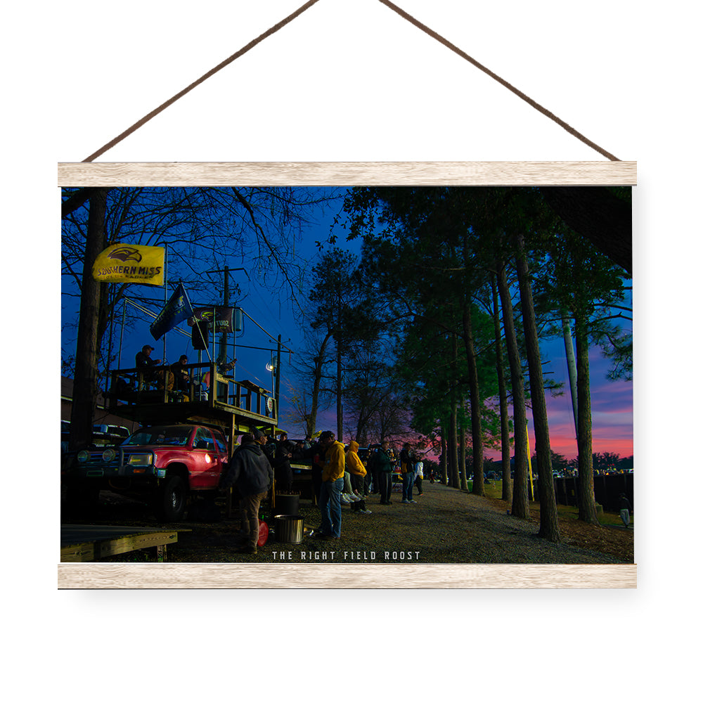 Southern Miss Golden Eagles - The Right Field Roost - College Wall Art #Canvas