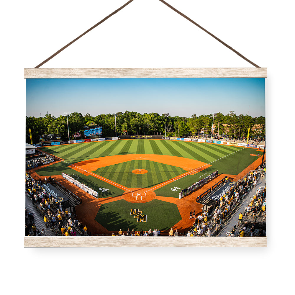 Southern Miss Golden Eagles - Pete Taylor Park - College Wall Art #Canvas