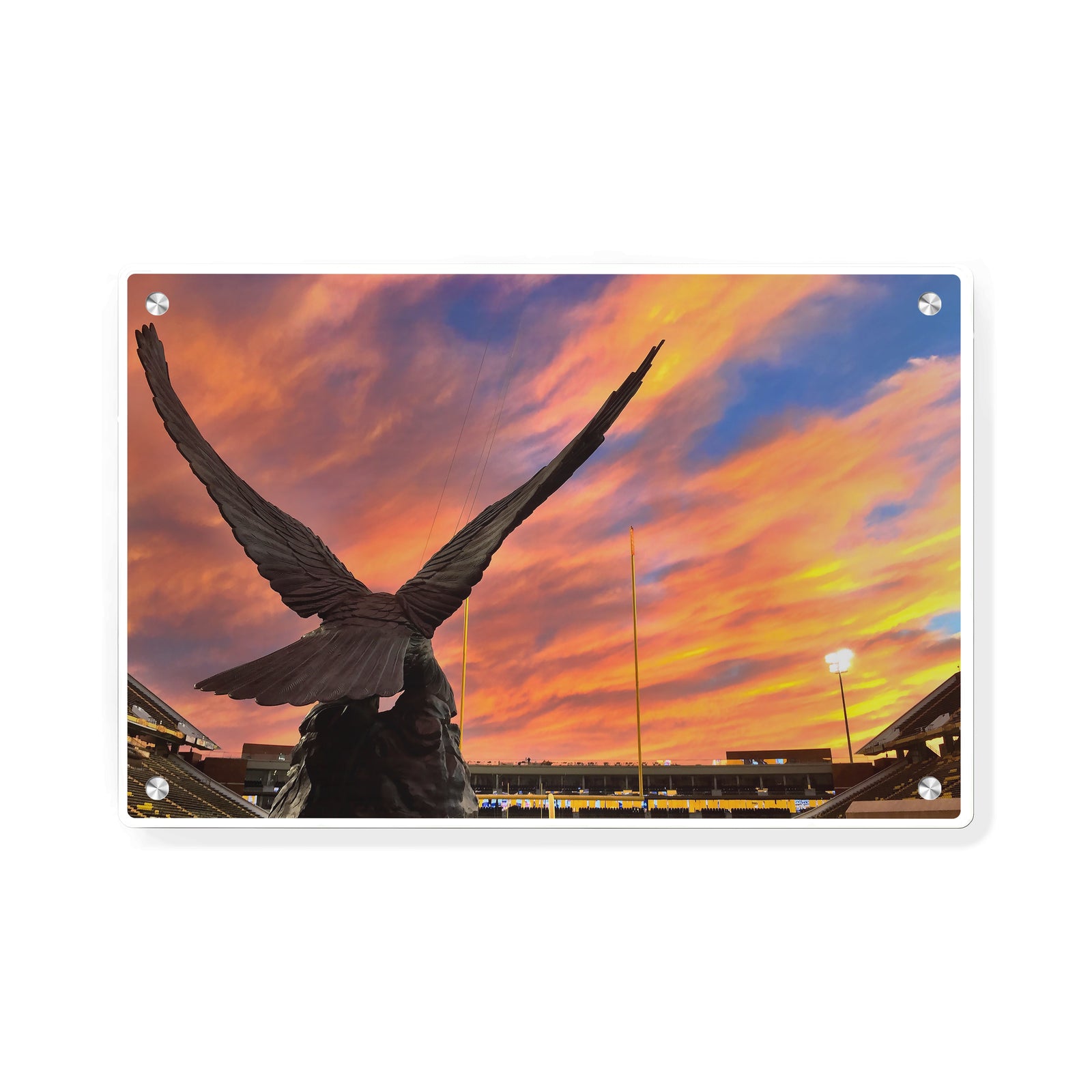 Southern Miss Golden Eagles - The Rock Sunset - College Wall Art #Canvas