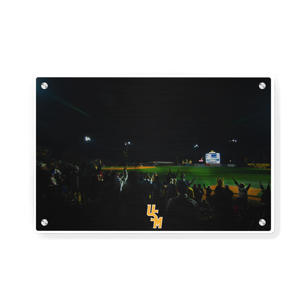 Southern Miss Golden Eagles - Grand Slam from the Right Field Roost - College Wall Art #Canvas