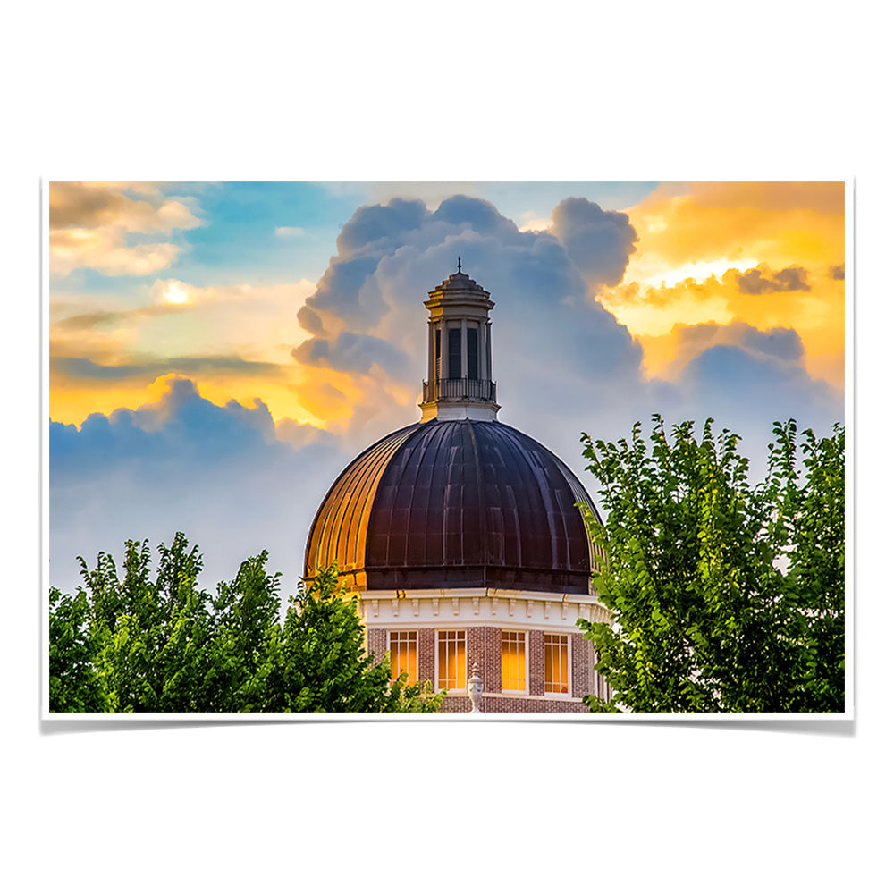 Southern Miss Golden Eagles - Evening Dome - College Wall Art #Canvas