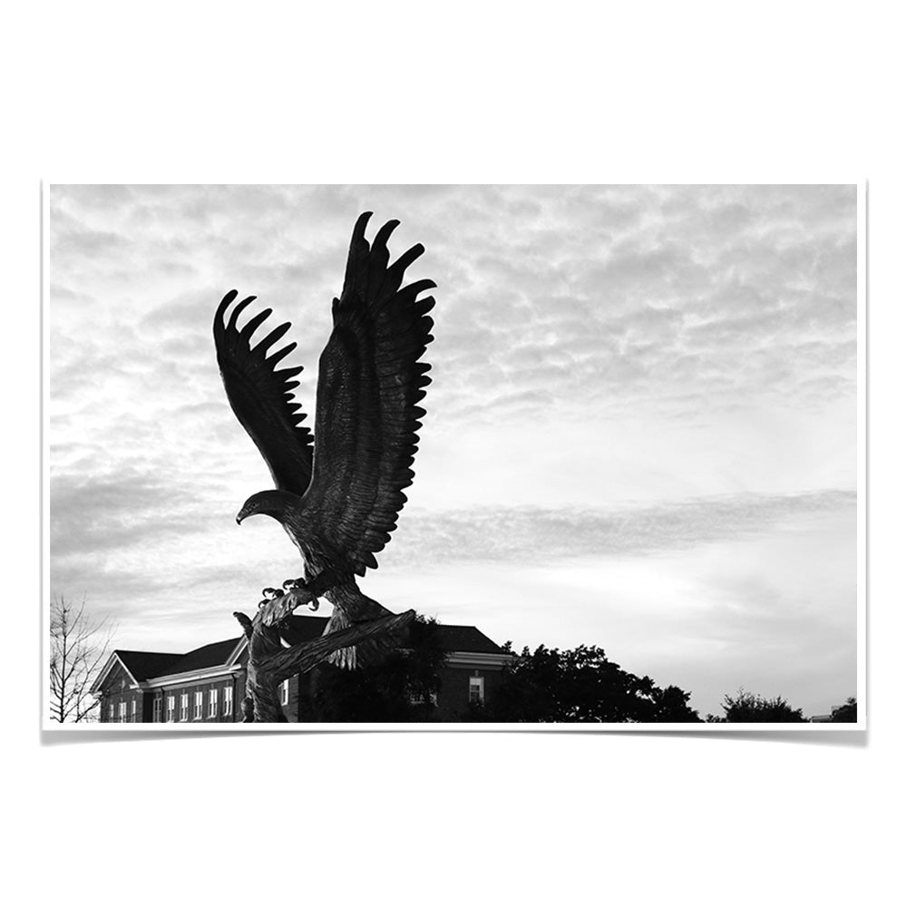 Southern Miss Golden Eagles - Lofty B&W - College Wall Art #Canvas