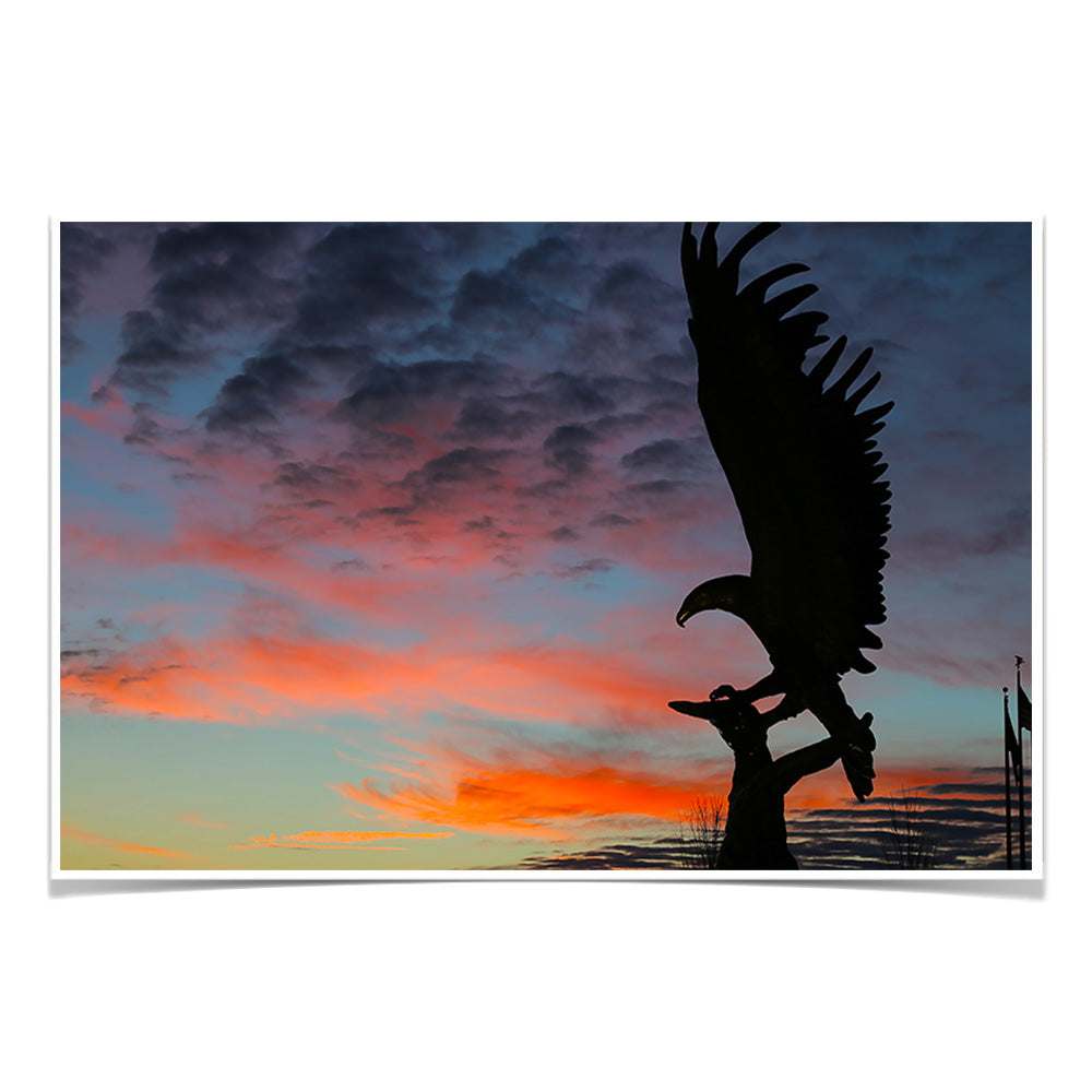 Southern Miss Golden Eagles - Lofty Sunset - College Wall Art #Canvas