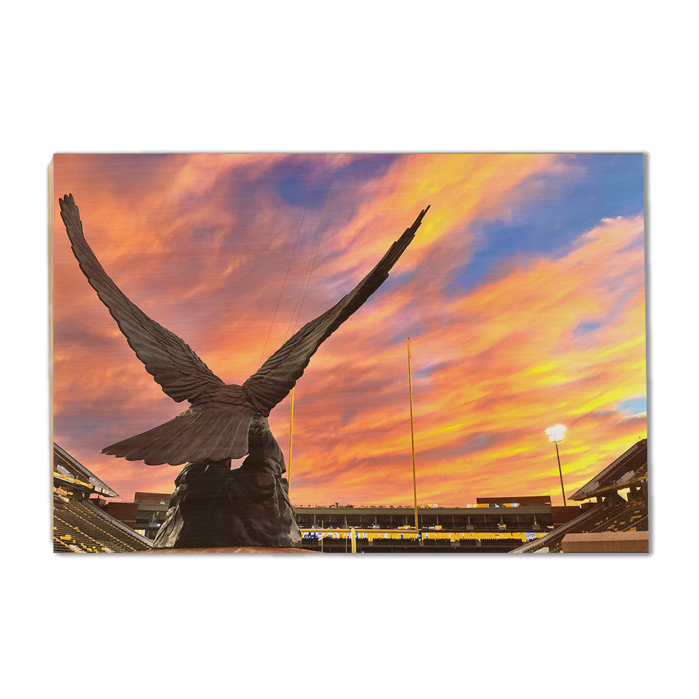 Southern Miss Golden Eagles - The Rock Sunset - College Wall Art #Canvas