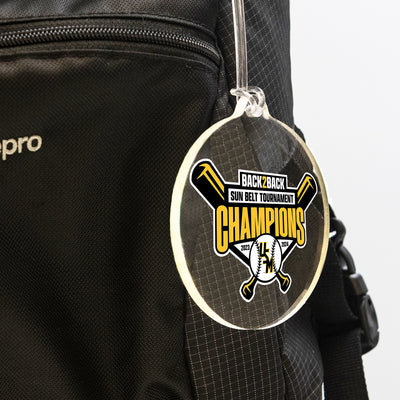 Southern Miss Golden Eagles - Back 2 Back Sun Belt Tournament Champions Logo Bag Tag & Ornament