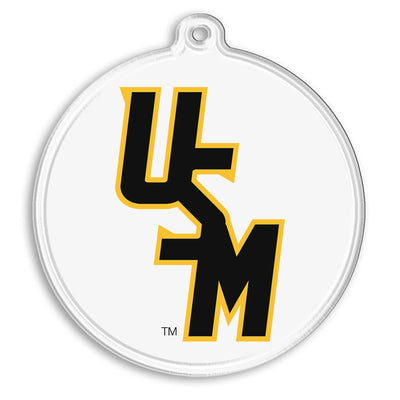 Southern Miss Golden Eagles - USM Logo Ornament & Bag Tag