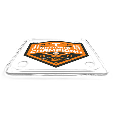 Tennessee Volunteers - Tennessee Baseball NCAA National Champions Logo Drink Coaster